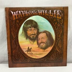 Waylon Jennings & Willie Nelson-Waylon & Willie Vinyl Record (RCA AAL1-2686)